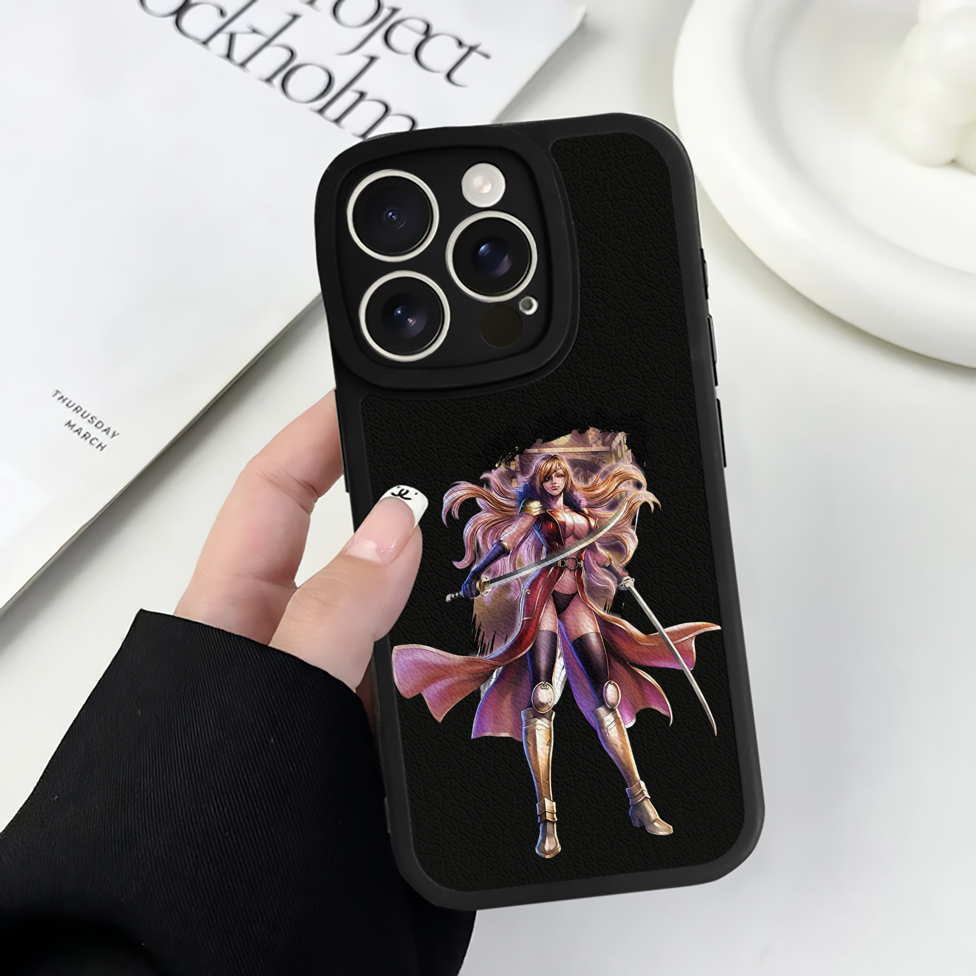 （画像用） 北斗の拳 Fist of the North Star 【iPhone 16シリーズ対応】シリコンスマホケース（レザー調） 材質：シリコン